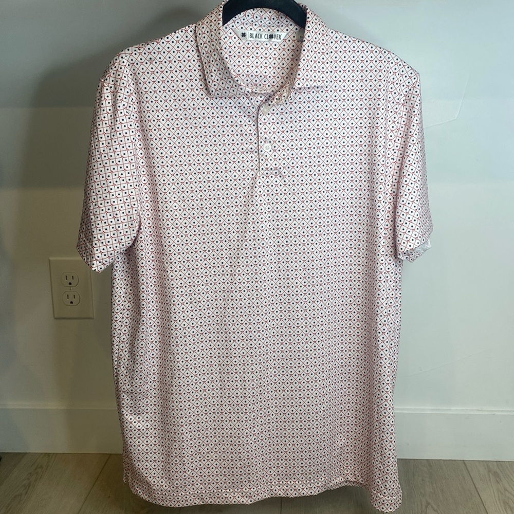 Black Clover Live Lucky golf polo